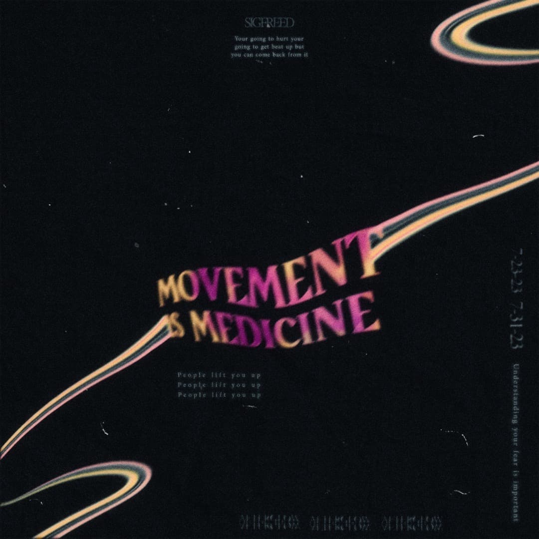 Movement is Medicine Afterglow Poster